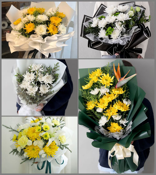贵州铜仁市松桃县孟溪镇白事花束代送